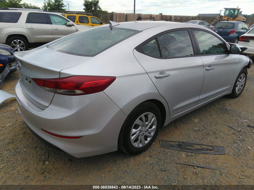 VIN 5NPD74LF7HH210842 2017 HYUNDAI ELANTRA SE