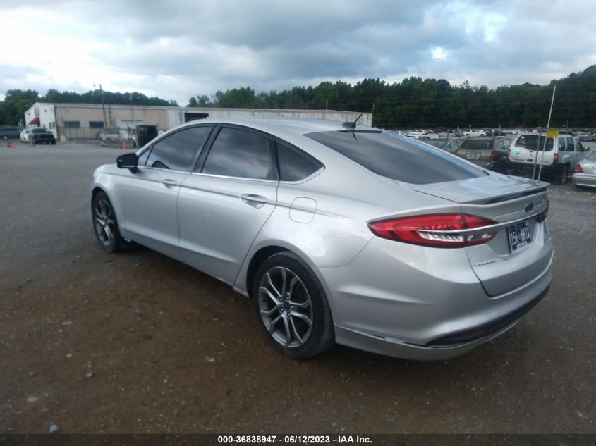 2017 FORD FUSION SE - 3FA6P0HD6HR226526