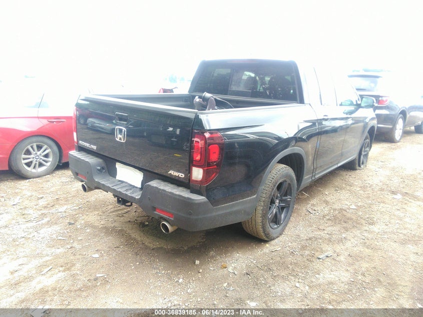 VIN 5FPYK3F85PB019562 2023 HONDA RIDGELINE BLACK EDITION