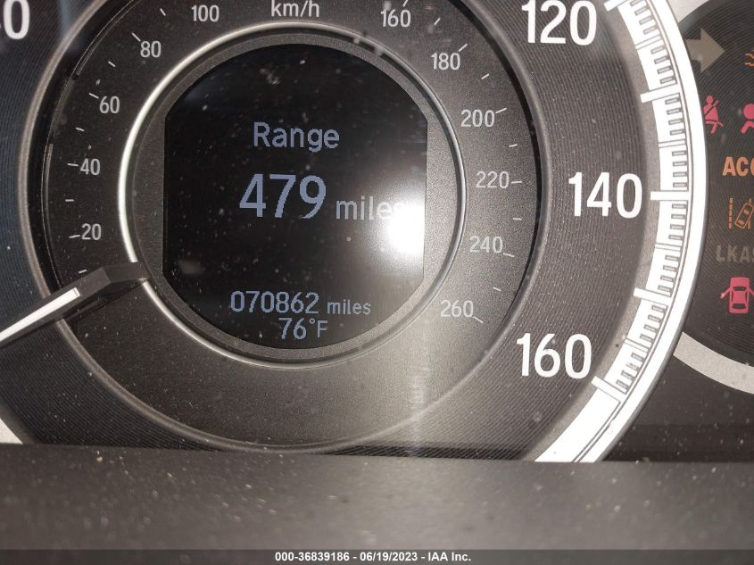 2016 HONDA ACCORD SEDAN EX-L - 1HGCR2F93GA032418