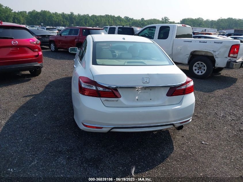 2016 HONDA ACCORD SEDAN EX-L - 1HGCR2F93GA032418