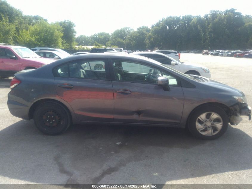 2014 HONDA CIVIC SEDAN LX - 19XFB2F57EE055286