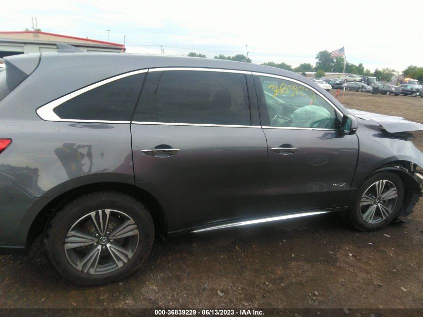 2017 ACURA MDX - 5J8YD3H33HL000108