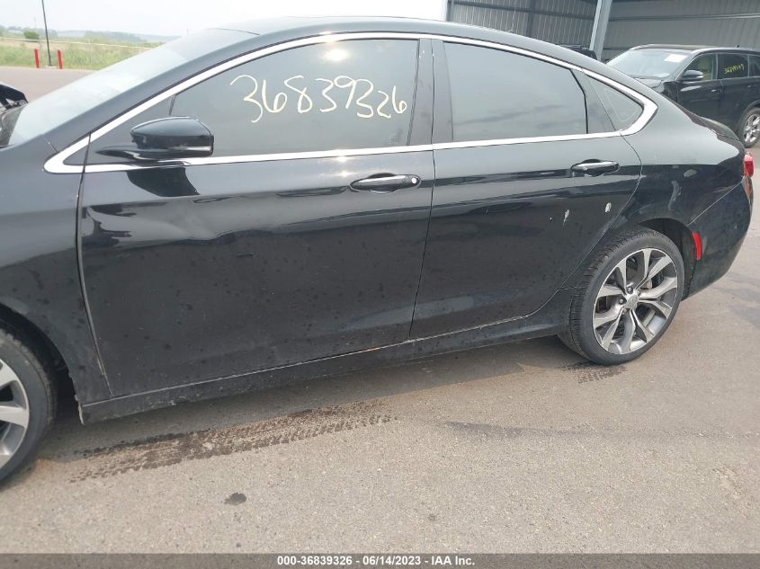 2016 CHRYSLER 200 C - 1C3CCCEG7GN105521
