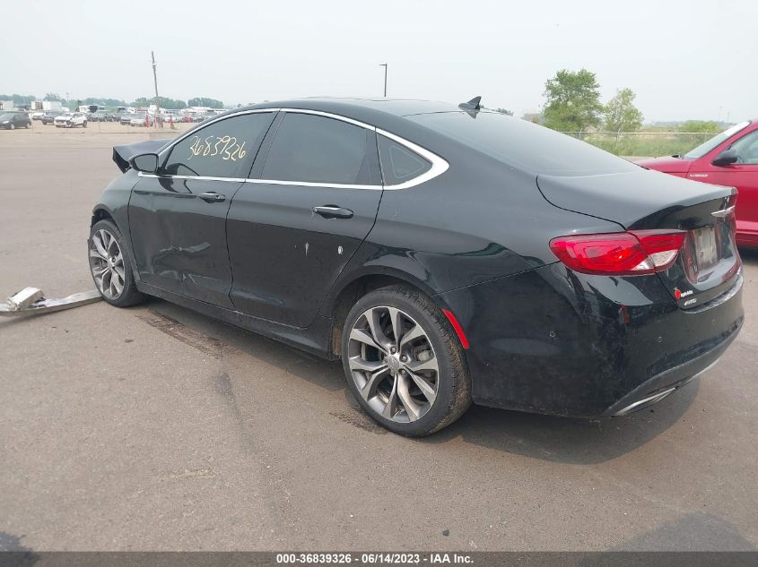 2016 CHRYSLER 200 C - 1C3CCCEG7GN105521