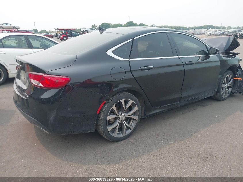 2016 CHRYSLER 200 C - 1C3CCCEG7GN105521