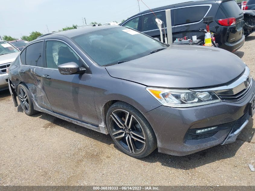 2017 HONDA ACCORD SEDAN SPORT SE - 1HGCR2F18HA247580