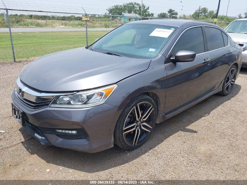 2017 HONDA ACCORD SEDAN SPORT SE - 1HGCR2F18HA247580