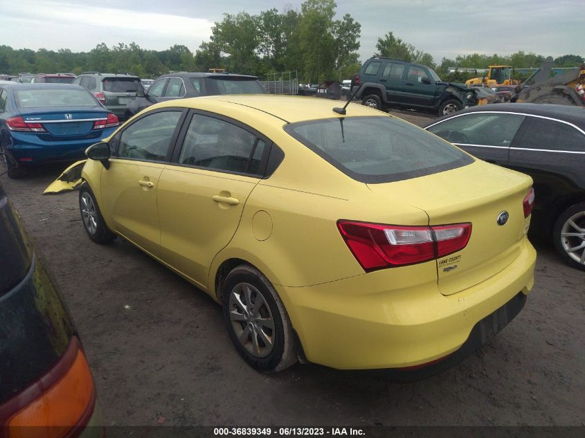 2016 KIA RIO LX - KNADM4A37G6659008