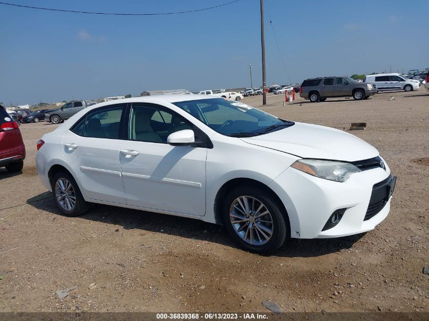 2014 TOYOTA COROLLA L/LE/S/S PLUS/LE PLUS - 5YFBURHE0EP036740