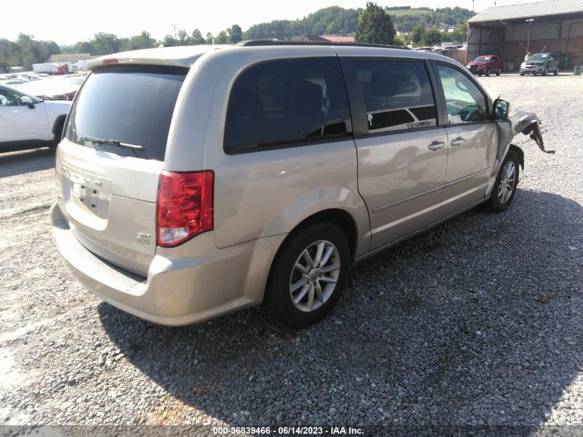 2014 DODGE GRAND CARAVAN SXT - 2C4RDGCG9ER389795