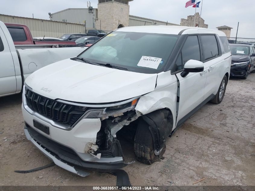 2022 KIA CARNIVAL LXS KNDNB4H39N6180802