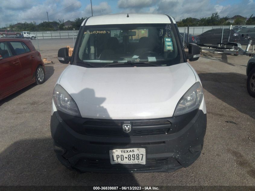 2017 RAM PROMASTER CITY CARGO VAN TRADESMAN ZFBERFAB2H6G60926