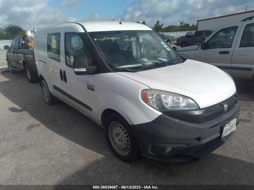 2017 RAM PROMASTER CITY CARGO VAN TRADESMAN - ZFBERFAB2H6G60926
