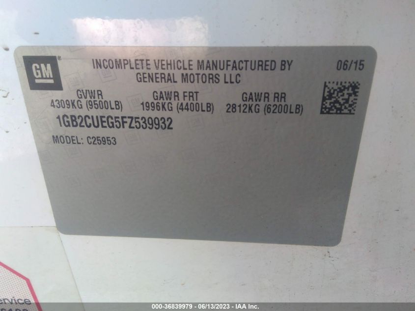 2015 CHEVROLET SILVERADO 2500HD WORK TRUCK - 1GB2CUEG5FZ539932