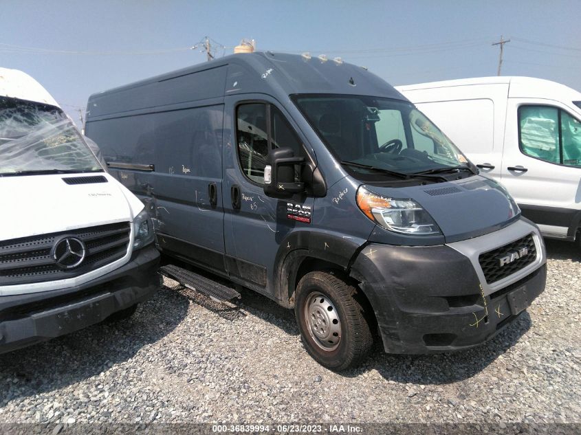 2019 RAM PROMASTER 3500 CARGO VAN HIGH ROOF 159" WB EXT - 3C6URVJG9KE561881