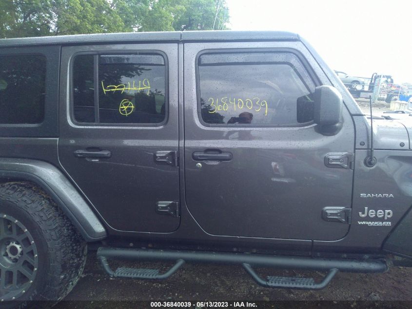 2018 JEEP WRANGLER UNLIMITED SAHARA - 1C4HJXEGXJW177149