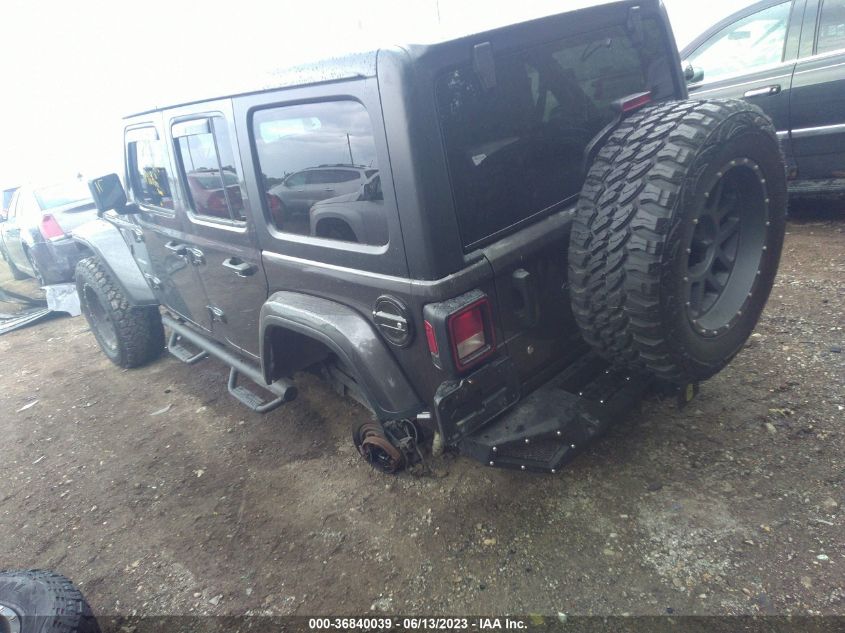 2018 JEEP WRANGLER UNLIMITED SAHARA - 1C4HJXEGXJW177149