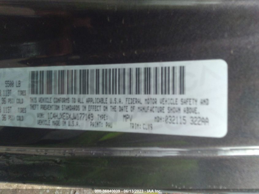 2018 JEEP WRANGLER UNLIMITED SAHARA - 1C4HJXEGXJW177149