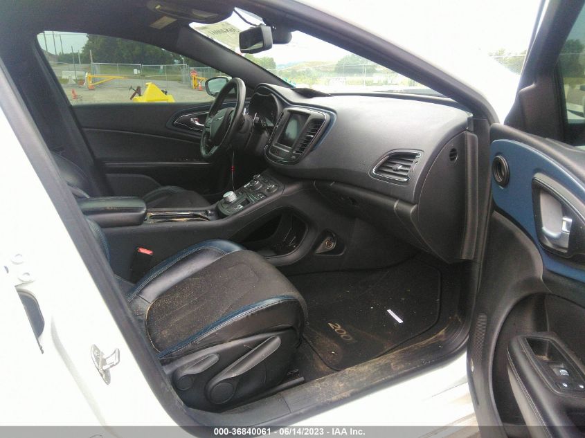 2015 CHRYSLER 200 S - 1C3CCCBB5FN537290