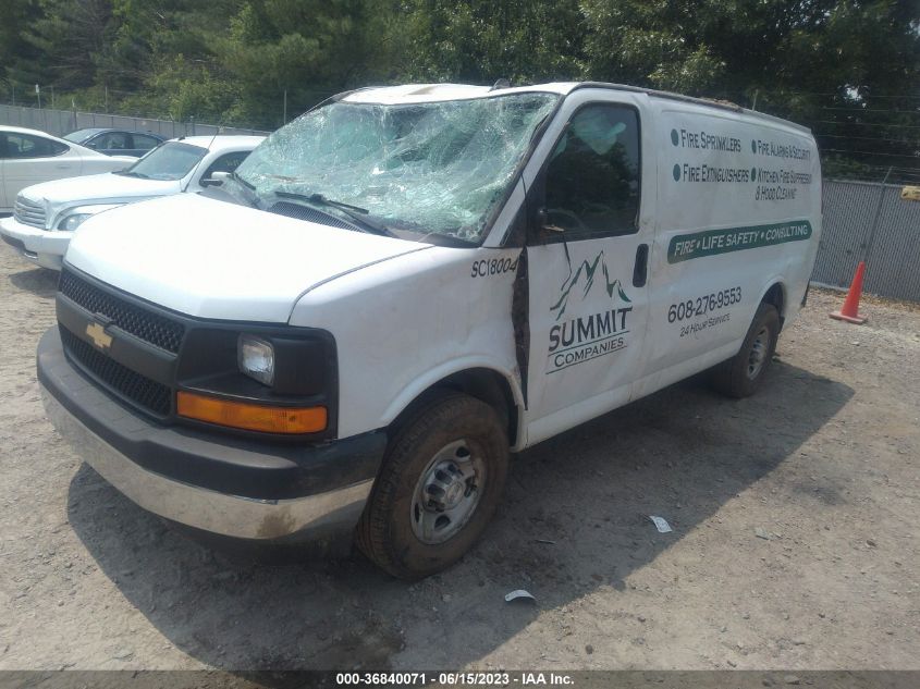 2017 CHEVROLET EXPRESS 2500 WORK VAN - 1GCWGAFF4H1343889