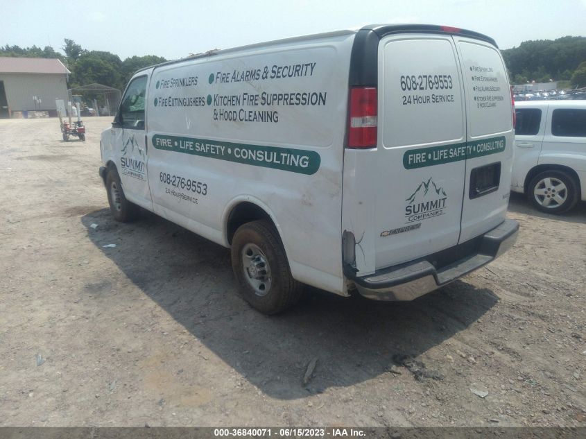 2017 CHEVROLET EXPRESS 2500 WORK VAN - 1GCWGAFF4H1343889