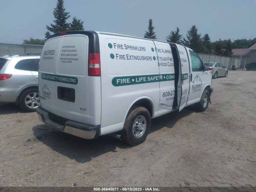 2017 CHEVROLET EXPRESS 2500 WORK VAN - 1GCWGAFF4H1343889