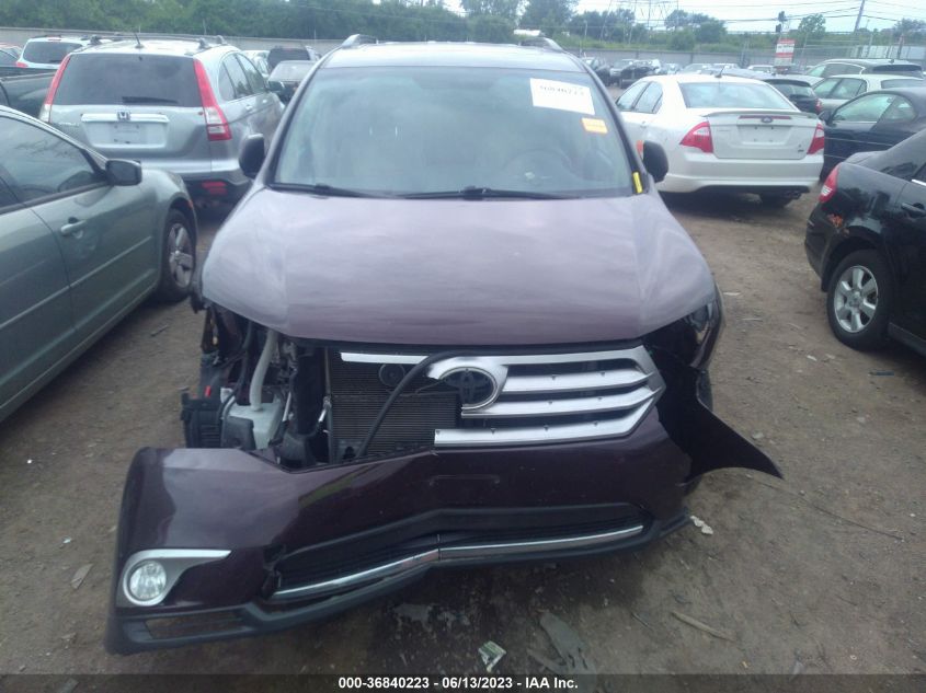 2013 TOYOTA HIGHLANDER - 5TDBK3EH6DS274938