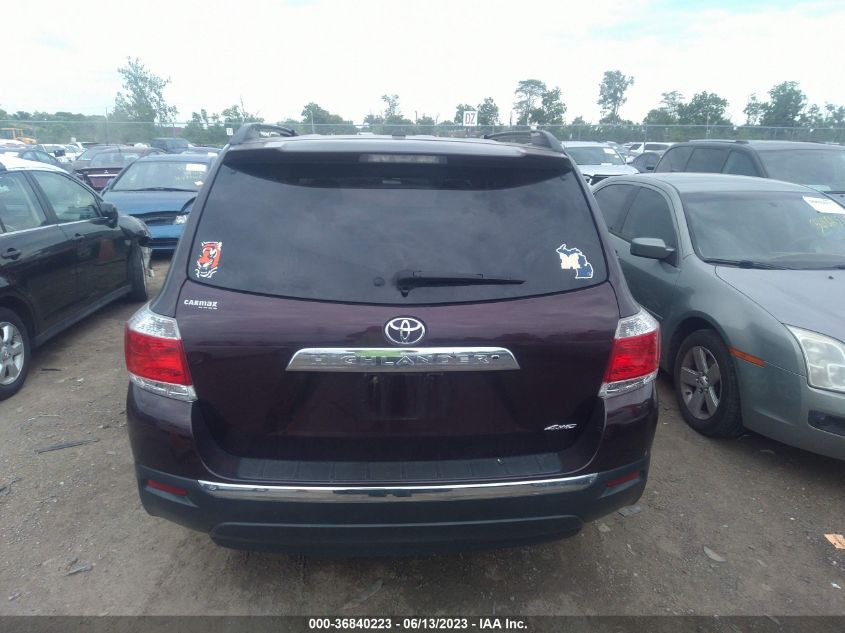 2013 TOYOTA HIGHLANDER - 5TDBK3EH6DS274938