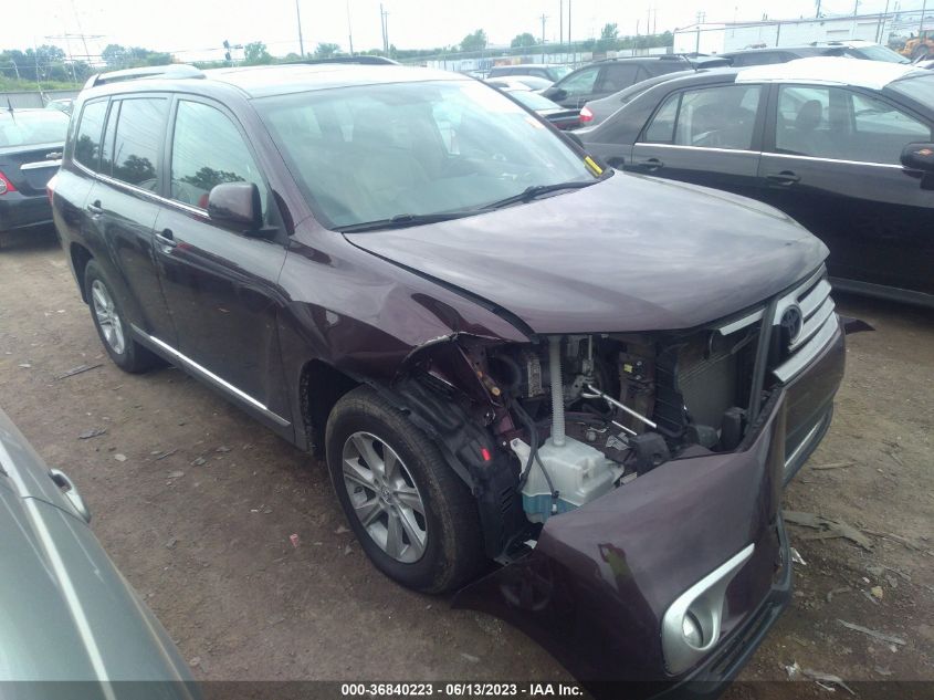 2013 TOYOTA HIGHLANDER - 5TDBK3EH6DS274938