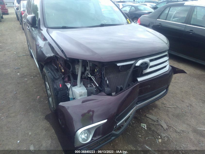 2013 TOYOTA HIGHLANDER - 5TDBK3EH6DS274938