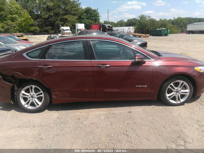 2016 FORD FUSION TITANIUM HYBRID - 3FA6P0RU4GR298559