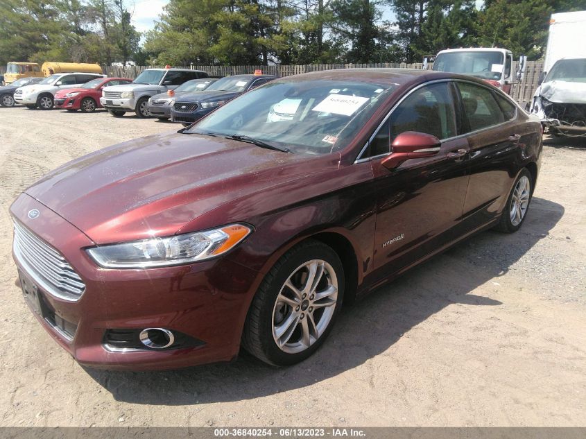 2016 FORD FUSION TITANIUM HYBRID - 3FA6P0RU4GR298559