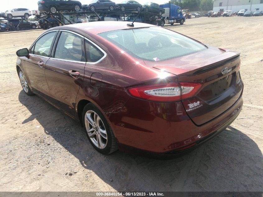 2016 FORD FUSION TITANIUM HYBRID - 3FA6P0RU4GR298559