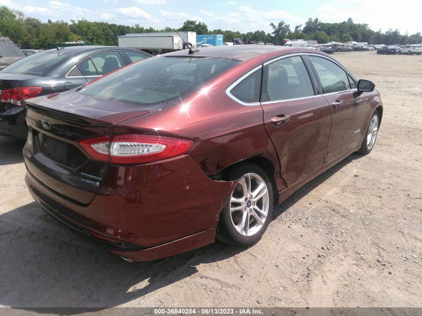 2016 FORD FUSION TITANIUM HYBRID - 3FA6P0RU4GR298559