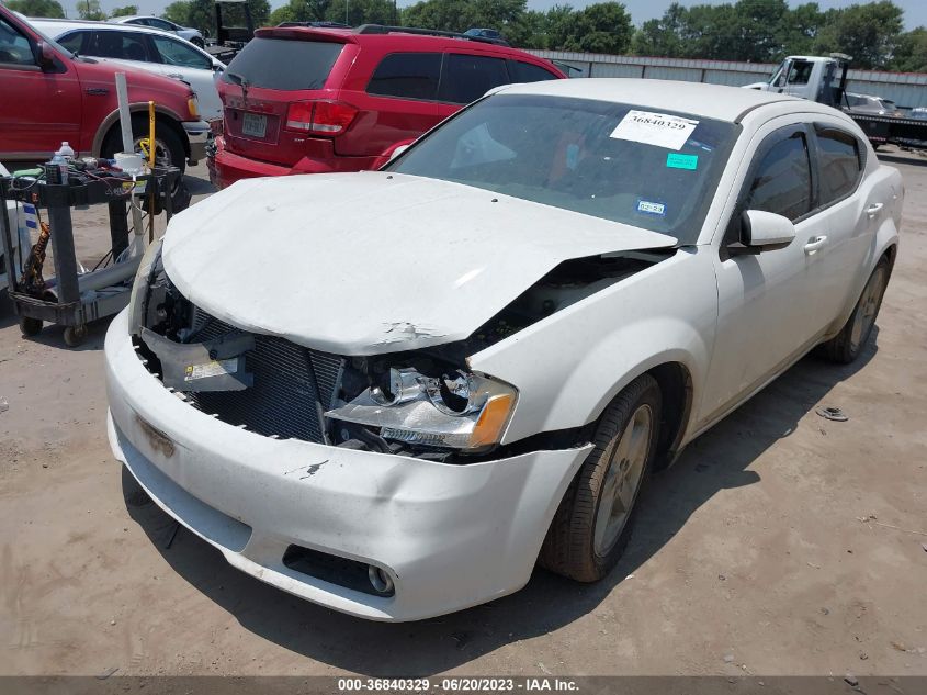 2013 DODGE AVENGER SXT - 1C3CDZCGXDN664091