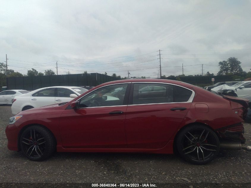 2017 HONDA ACCORD SEDAN SPORT - 1HGCR2F54HA167065