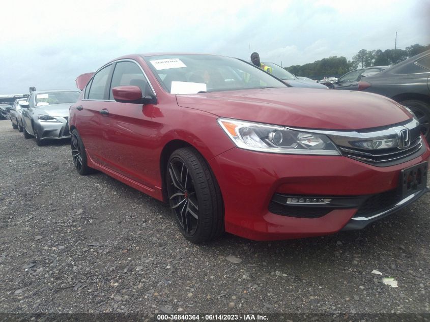 2017 HONDA ACCORD SEDAN SPORT - 1HGCR2F54HA167065