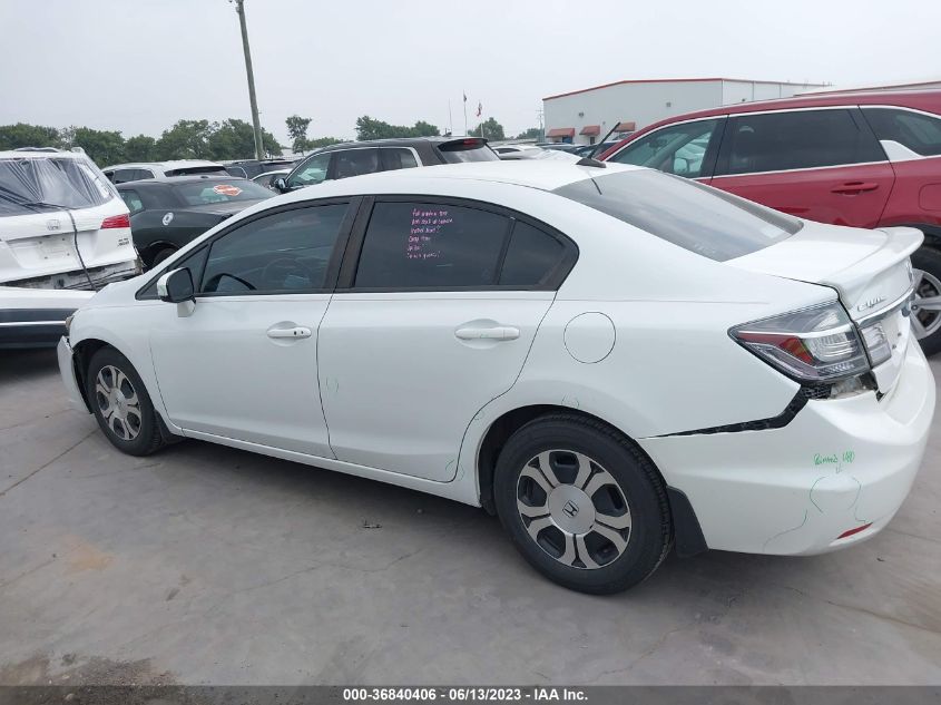 2014 HONDA CIVIC HYBRID - 19XFB4F3XEE001863