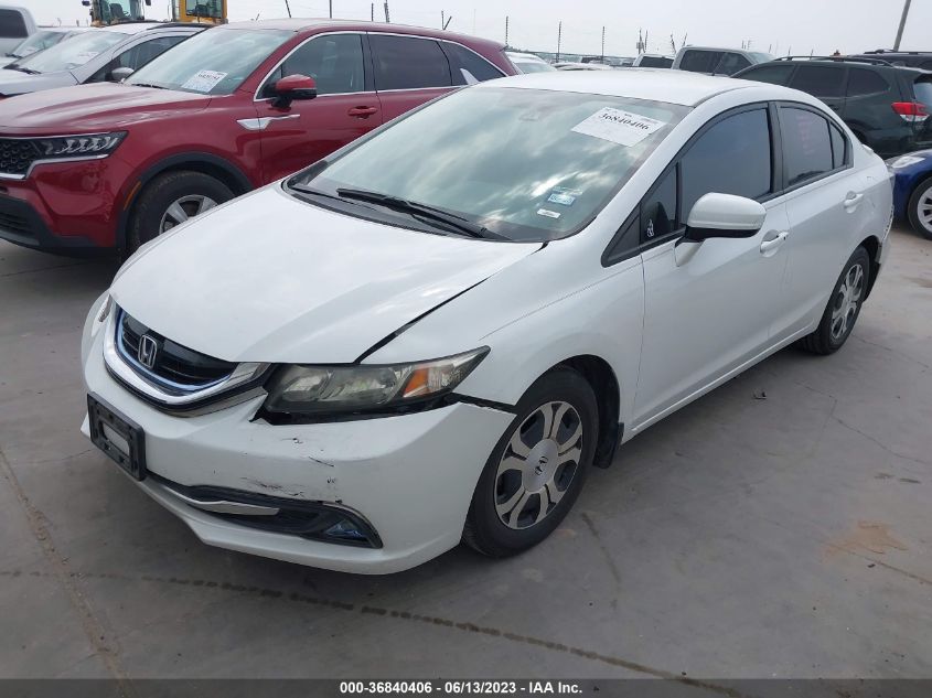 2014 HONDA CIVIC HYBRID - 19XFB4F3XEE001863