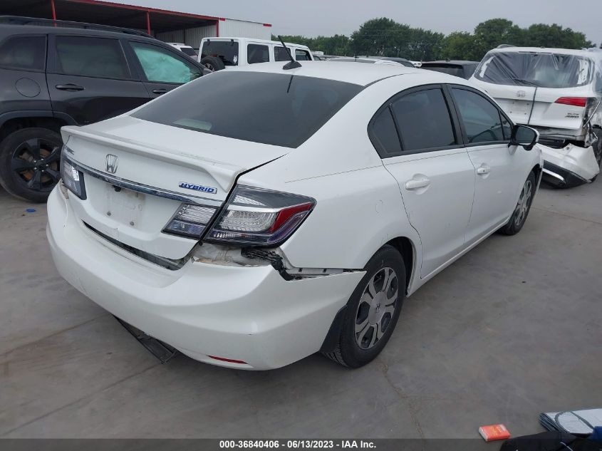 2014 HONDA CIVIC HYBRID - 19XFB4F3XEE001863