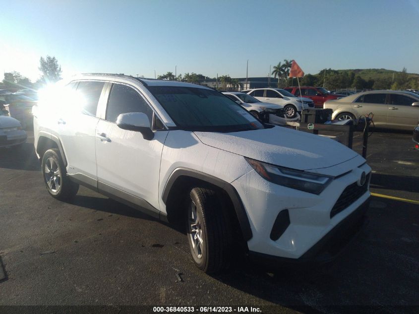 2022 TOYOTA RAV4 HYBRID XLE - 4T3RWRFV9NU078518