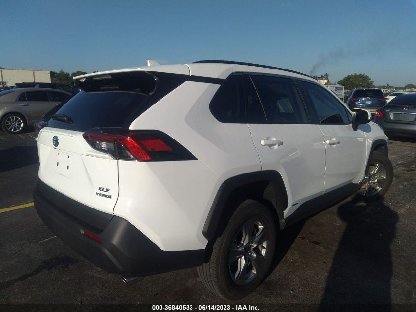 2022 TOYOTA RAV4 HYBRID XLE - 4T3RWRFV9NU078518