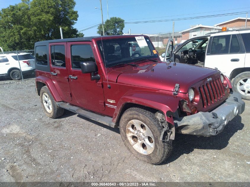 2013 JEEP WRANGLER UNLIMITED SAHARA - 1C4BJWEG4DL532449