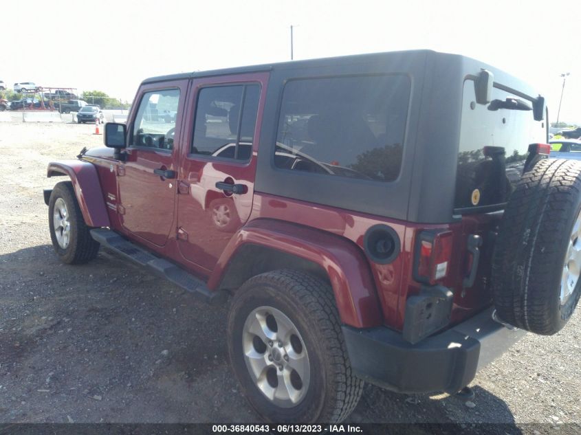 2013 JEEP WRANGLER UNLIMITED SAHARA - 1C4BJWEG4DL532449