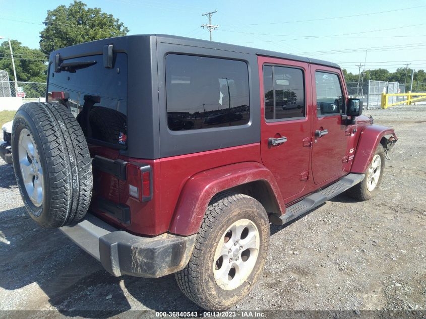 2013 JEEP WRANGLER UNLIMITED SAHARA - 1C4BJWEG4DL532449