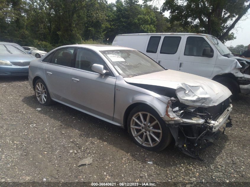 2014 AUDI A4 PREMIUM PLUS - WAUFFAFL6EN030417