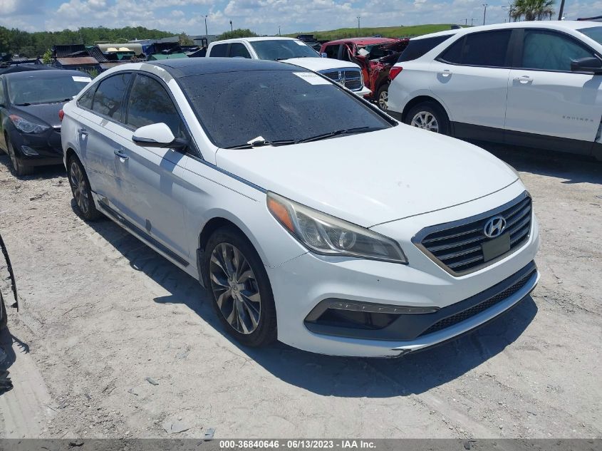 2015 HYUNDAI SONATA 2.0T LIMITED - 5NPE34AB3FH148921