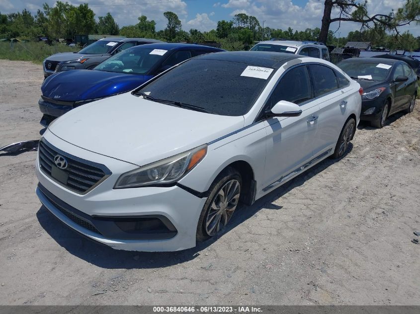 2015 HYUNDAI SONATA 2.0T LIMITED - 5NPE34AB3FH148921