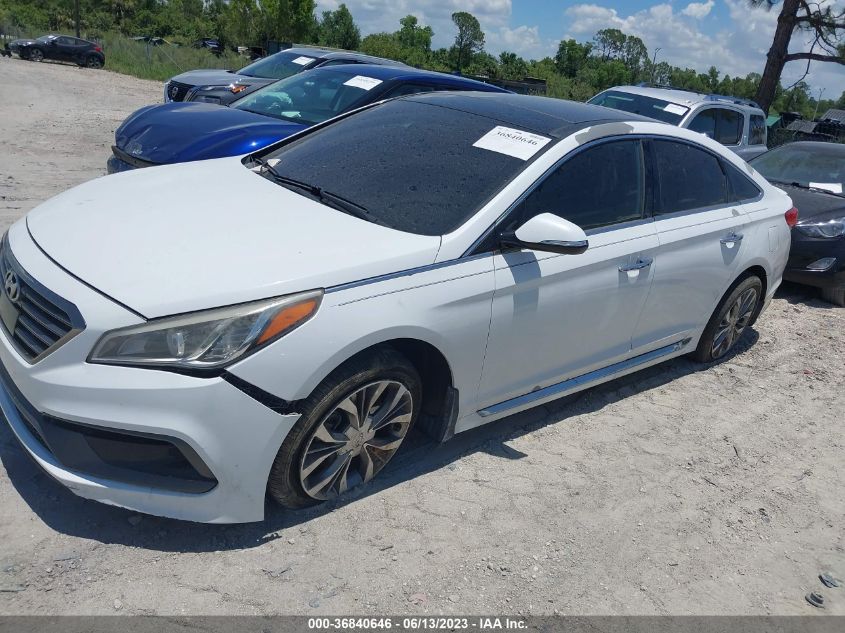 2015 HYUNDAI SONATA 2.0T LIMITED - 5NPE34AB3FH148921